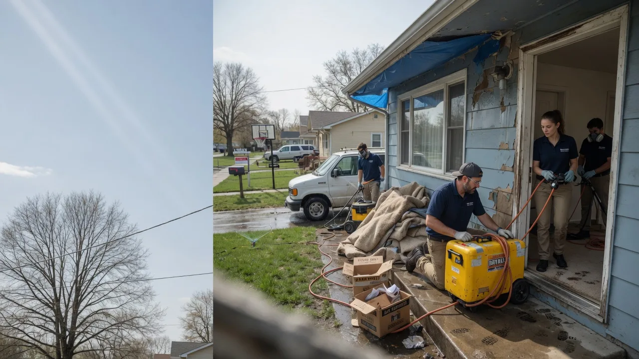 Basement Flood Cleanup in Leslie, WV near me